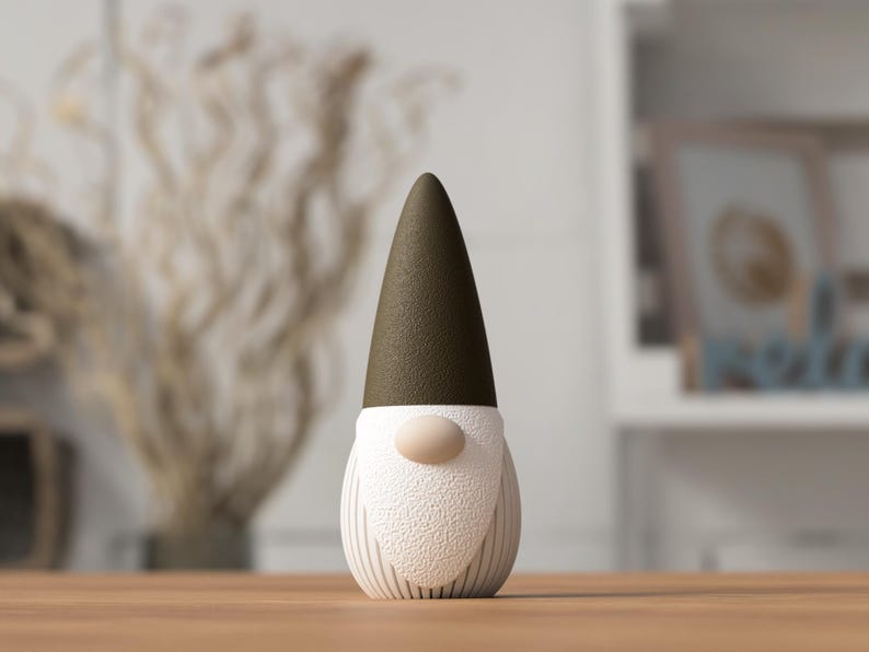Skandinavischer Wichtel mit Schraubdeckel – Aufbewahrungsbehälter für Herbst & Weihnachten, minimalistisch, klein & groß