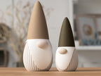 Skandinavischer Wichtel mit Schraubdeckel – Aufbewahrungsbehälter für Herbst & Weihnachten, minimalistisch, klein & groß