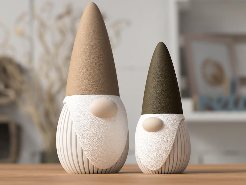 Skandinavischer Wichtel mit Schraubdeckel – Aufbewahrungsbehälter für Herbst & Weihnachten, minimalistisch, klein & groß