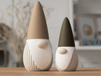 Skandinavischer Wichtel mit Schraubdeckel – Aufbewahrungsbehälter für Herbst & Weihnachten, minimalistisch, klein & groß