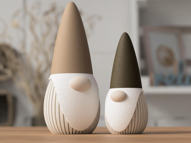 Skandinavischer Wichtel mit Schraubdeckel – Aufbewahrungsbehälter für Herbst & Weihnachten, minimalistisch, klein & groß