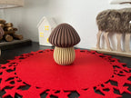 3D-gedruckte Pilz-Deko aus PLA | Herbst- und Winterdekoration | 3 Größen (9, 12, 15 cm)