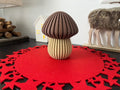 3D-gedruckte Pilz-Deko aus PLA | Herbst- und Winterdekoration | 3 Größen (9, 12, 15 cm)