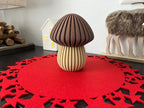 3D-gedruckte Pilz-Deko aus PLA | Herbst- und Winterdekoration | 3 Größen (9, 12, 15 cm)