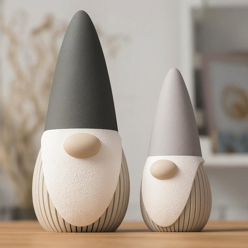 Skandinavischer Wichtel mit Schraubdeckel – Aufbewahrungsbehälter für Herbst & Weihnachten, minimalistisch, klein & groß