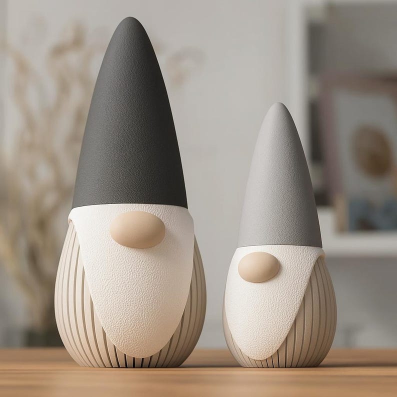 Skandinavischer Wichtel mit Schraubdeckel – Aufbewahrungsbehälter für Herbst & Weihnachten, minimalistisch, klein & groß