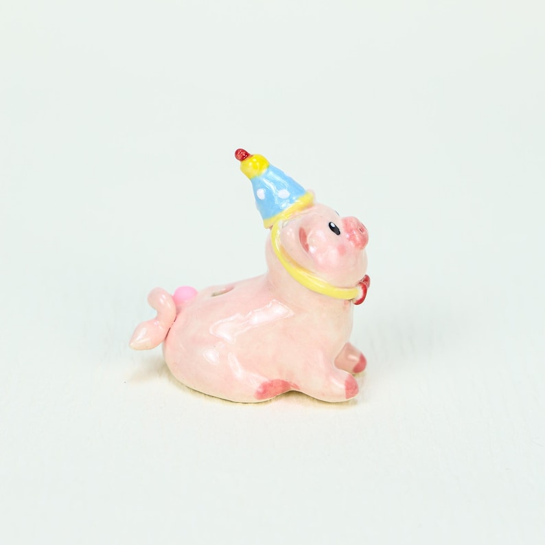 Keramik Schwein Kerzenhalter Rosa Kawaii Schwein Geburtstag Kerze Kuchen Topper Party Dekor Bauernhof
