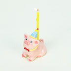 Keramik Schwein Kerzenhalter Rosa Kawaii Schwein Geburtstag Kerze Kuchen Topper Party Dekor Bauernhof