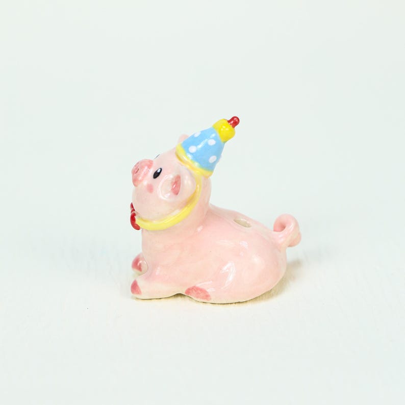 Keramik Schwein Kerzenhalter Rosa Kawaii Schwein Geburtstag Kerze Kuchen Topper Party Dekor Bauernhof