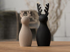 Weihnachtsrentier 3D-gedruckt 4 Größen 16 Farben Weihnachtsdekoration