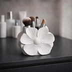 Kosmetikaufbewahrungsbox, blütenförmiger Make-up-Pinselhalter