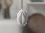 Osterei Ornamente 3D Druck, Moderne Minimalistische Osterdekoration zum Aufhängen oder Hinstellen, 50mm