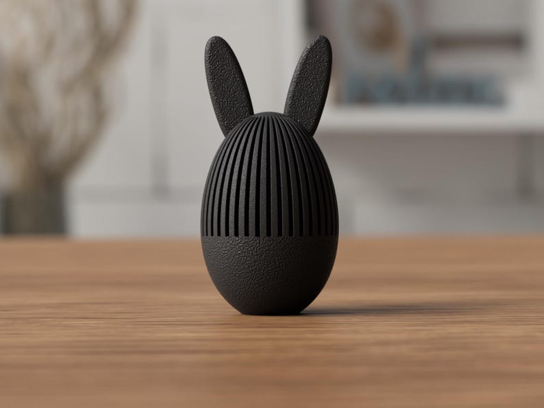 Osterei Ornamente 3D Druck, Moderne Minimalistische Osterdekoration zum Aufhängen oder Hinstellen, 50mm