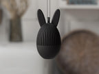 Osterei Ornamente 3D Druck, Moderne Minimalistische Osterdekoration zum Aufhängen oder Hinstellen, 50mm