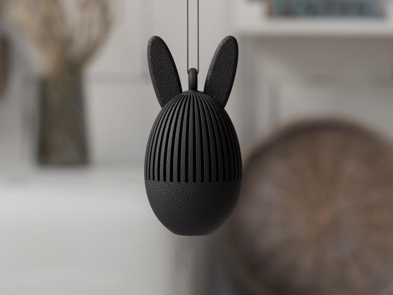 Osterei Ornamente 3D Druck, Moderne Minimalistische Osterdekoration zum Aufhängen oder Hinstellen, 50mm