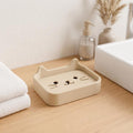 3D-gedruckte Seifenschale im Tierdesign Katze Bär Hase, Seifenspenderhalter für Badezimmer, 120x80x44mm