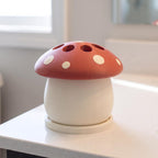 Pilzförmiger Zahnbürstenhalter, 3D-gedruckter Kawaii-Badezimmer-Organizer